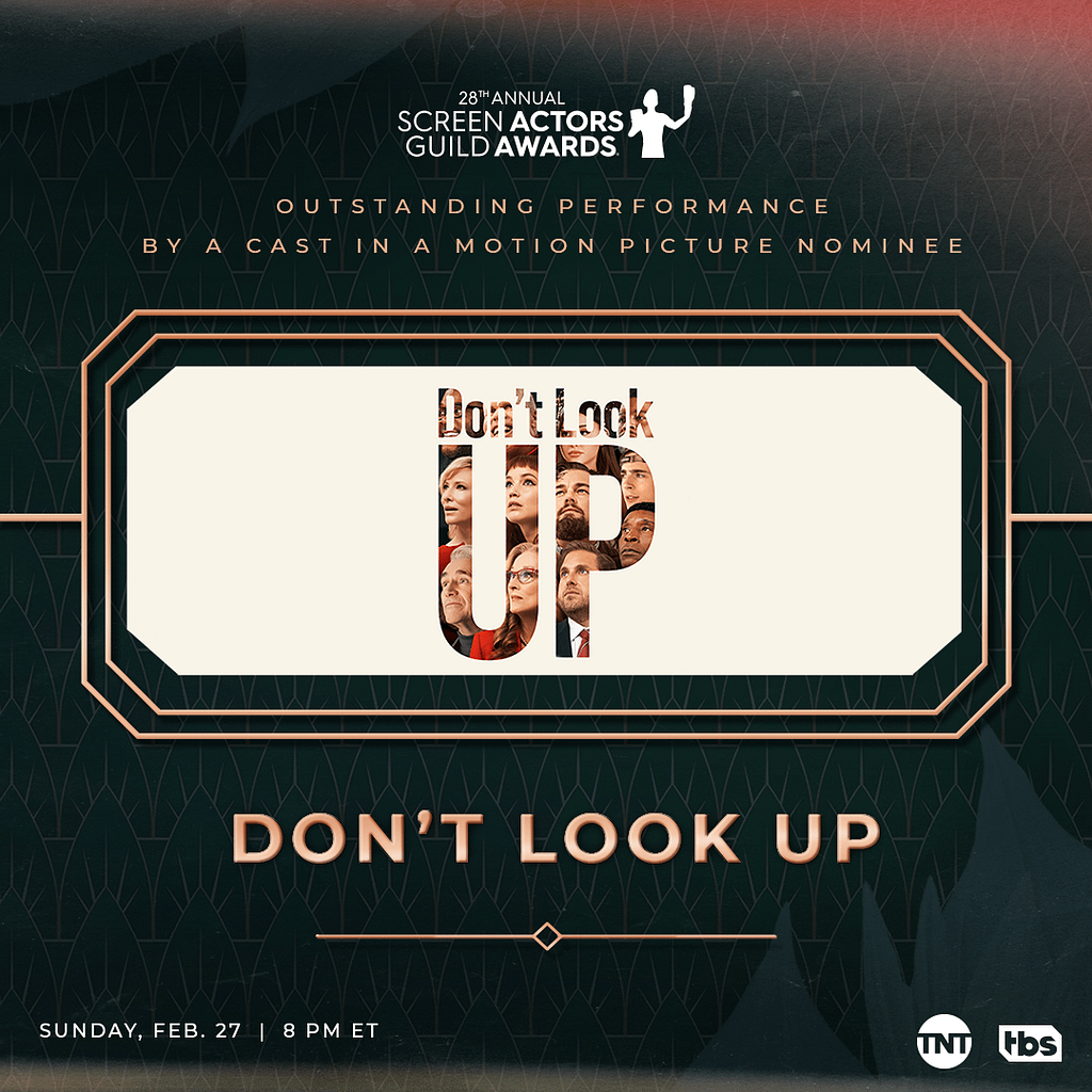 NOMINATIONS ANNOUNCED FOR THE 28TH ANNUAL SCREEN ACTORS GUILD AWARDS® SAGAwards Ensemble Cast Nomitation SingleFrame 1x1 1