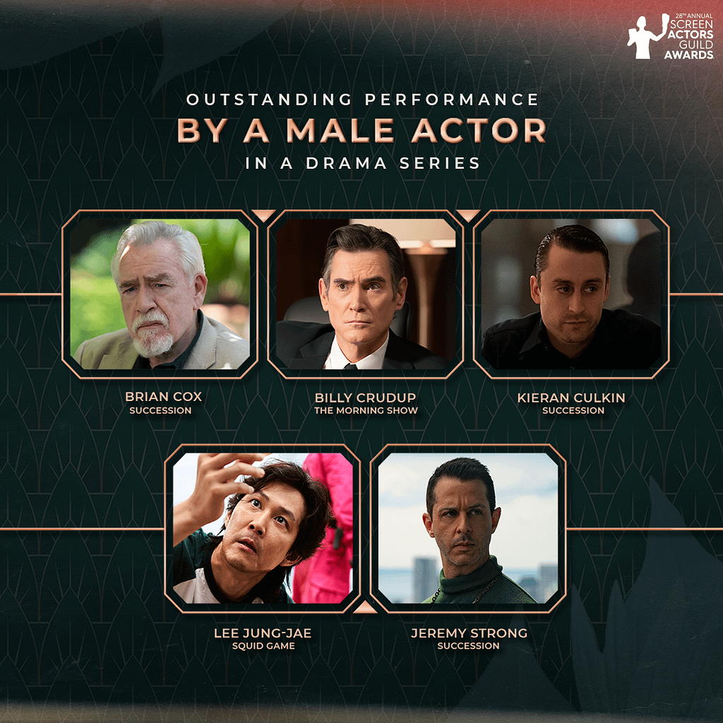 NOMINATIONS ANNOUNCED FOR THE 28TH ANNUAL SCREEN ACTORS GUILD AWARDS® SAGAwards Individual Nominee 5Frame 1x1 3 1