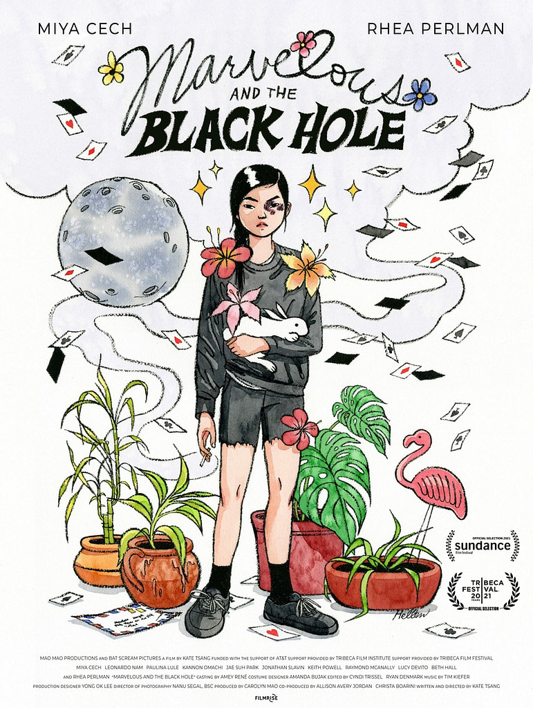 Miya Cech + Rhea Perlman in MARVELOUS AND THE BLACK HOLE