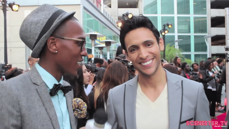 Actor Ben Youcef interviews at From The Rough Movie Premiere