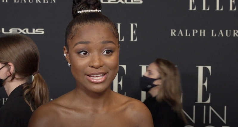 Saniyya Sidney Interview at ELLE's 27th Annual Women In Hollywood Celebration