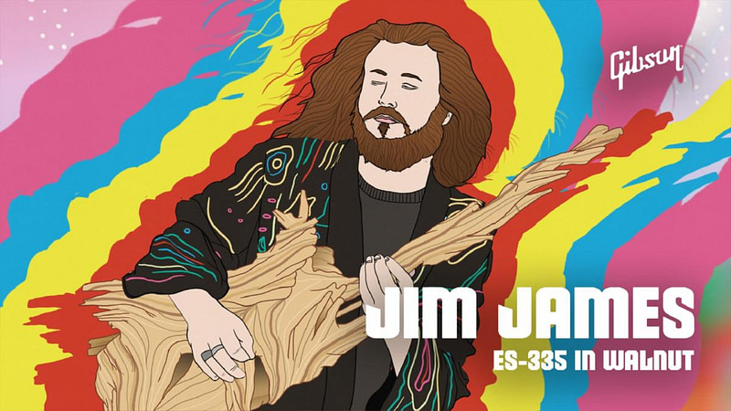 Jim James: Vocalist, Guitarist, Producer, And Primary Songwriter For My Morning Jacket, Partners With Gibson For His First Guitar; Watch The Animated Short Film Out Today