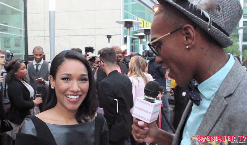 Actress Candice Patton from CW The Flash at From The Rough Movie Premiere