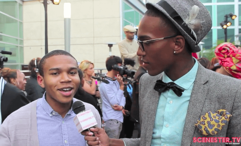 Robert Bailey Jr. Interviews at From The Rough Movie Premiere