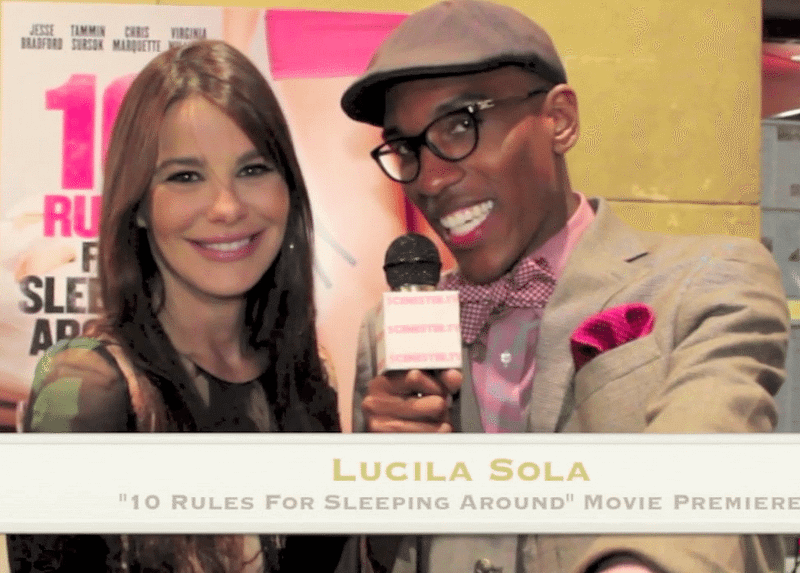 Lucila Sola at 10 Rules For Sleeping Around Movie Premiere