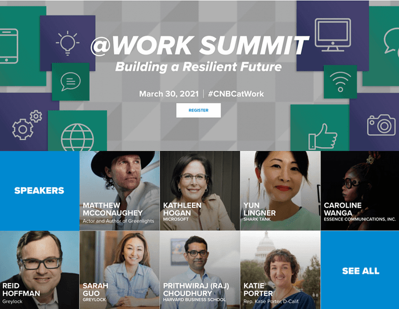 Review of CNBC’s Work Summit - Building a Resilient Future