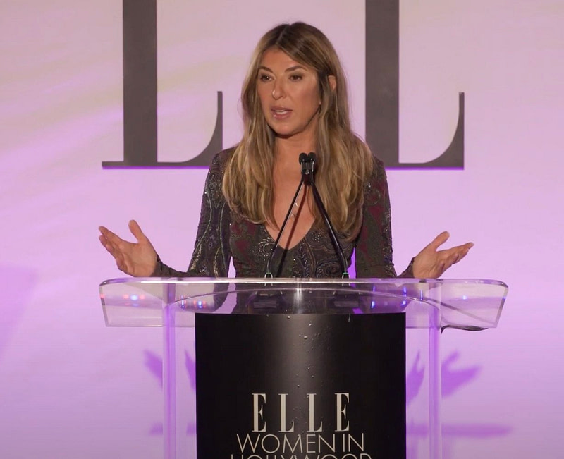Nina Garcia - Editor in Chief ELLE - Introduction at ELLE's 27th Annual Women In Hollywood Celebration